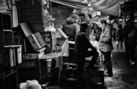 Tokyo Ameyoko Black & White photo 1